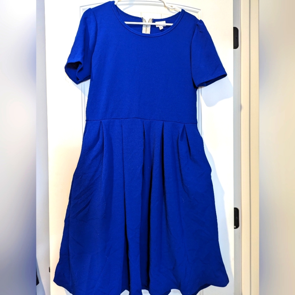 Blue LuLaRoe Amelia dress XL